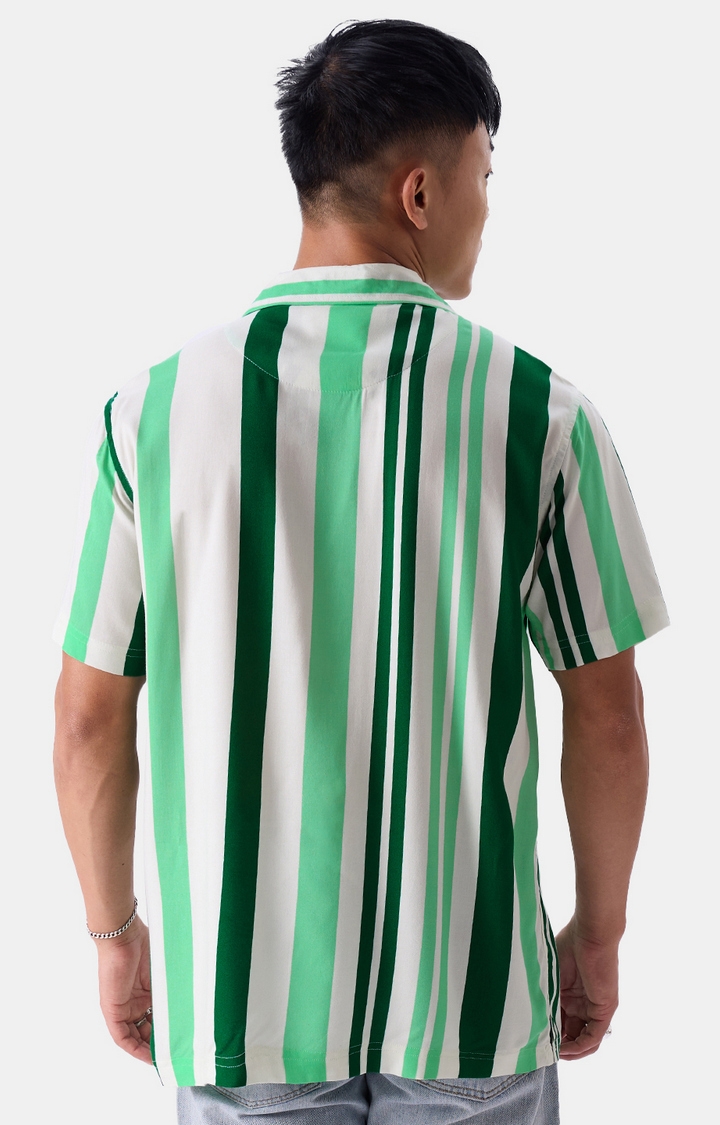 Men's Stripes Forest Holiday Shirts