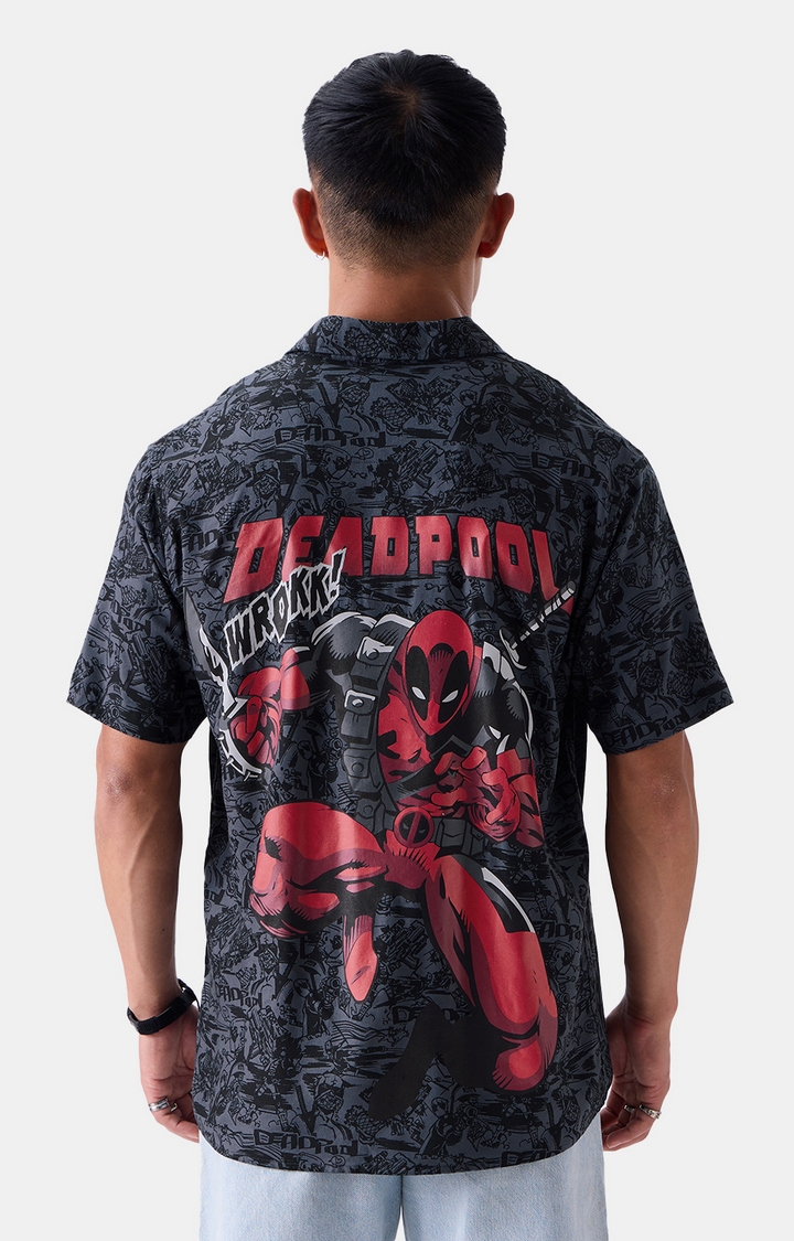 Men's Official Marvel Deadpool Holiday Shirts