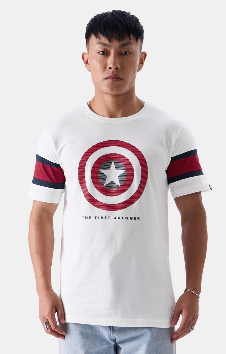 Men\'s Official Captain Avenger America T-Shirts First The