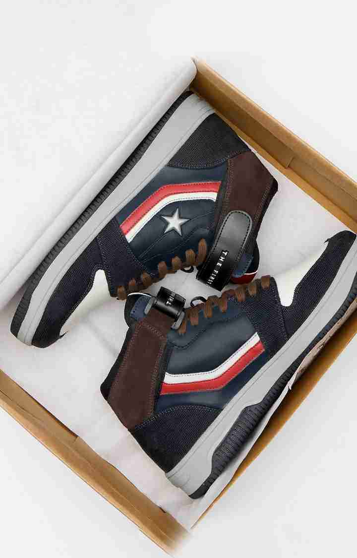 Men's Captain America: Super Soldier Multicolour Sneakers