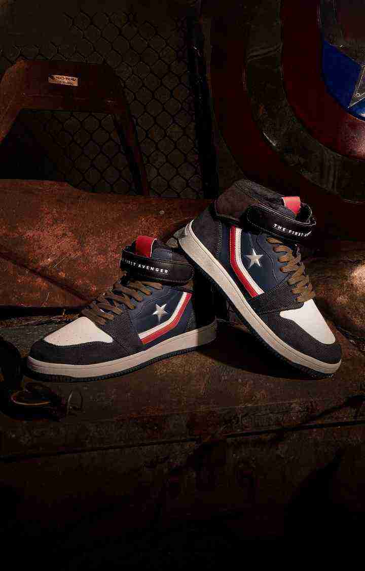 Men's Captain America: Super Soldier Multicolour Sneakers