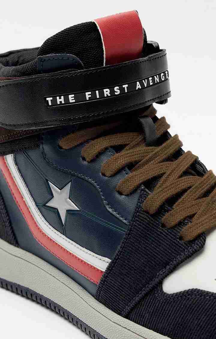 Men's Captain America: Super Soldier Multicolour Sneakers