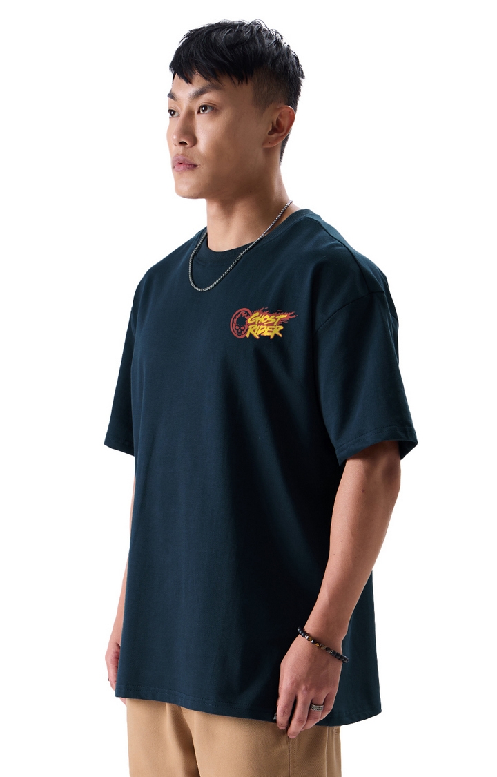 Men's Official Ghost Rider Spirit Of Vengeance Boxy T-Shirt