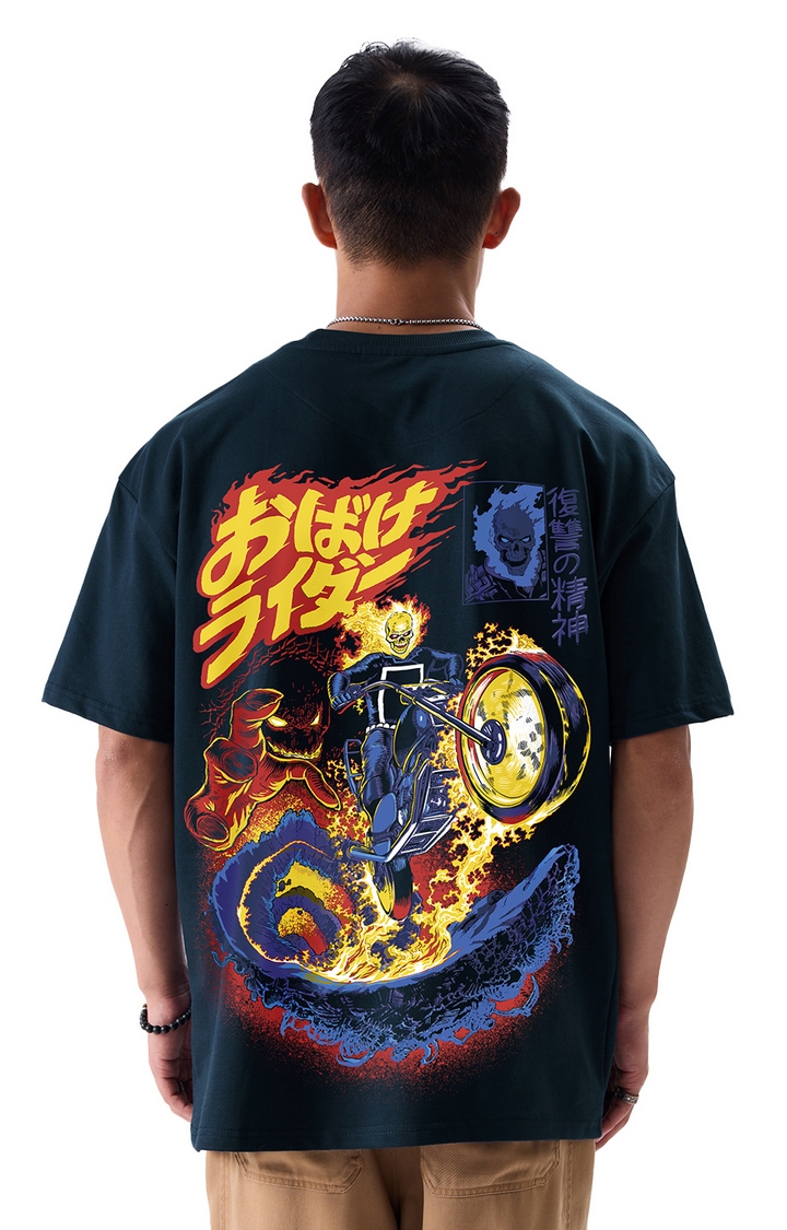 Men's Official Ghost Rider Spirit Of Vengeance Boxy T-Shirt