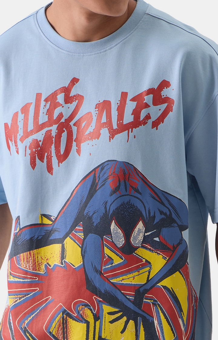 Men's Spider-Man Miles Boxy T-Shirt