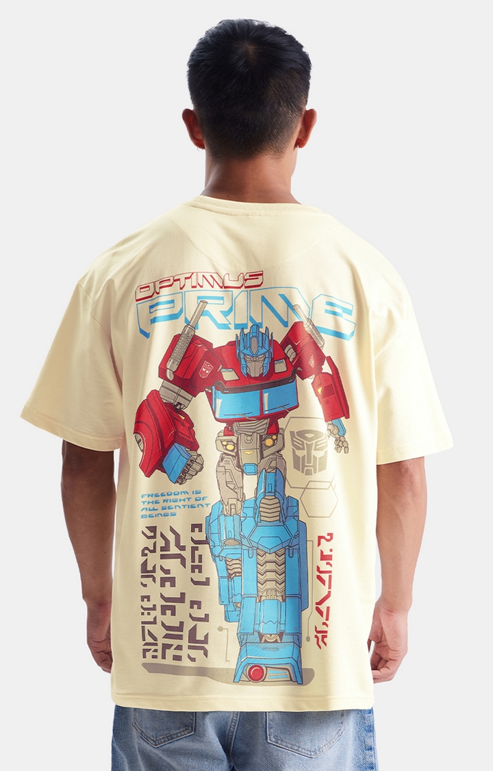 The Souled Store | Men's Official Transformers Optimus Prime Boxy T-Shirt