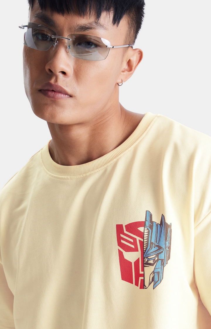 Men's Official Transformers Optimus Prime Boxy T-Shirt