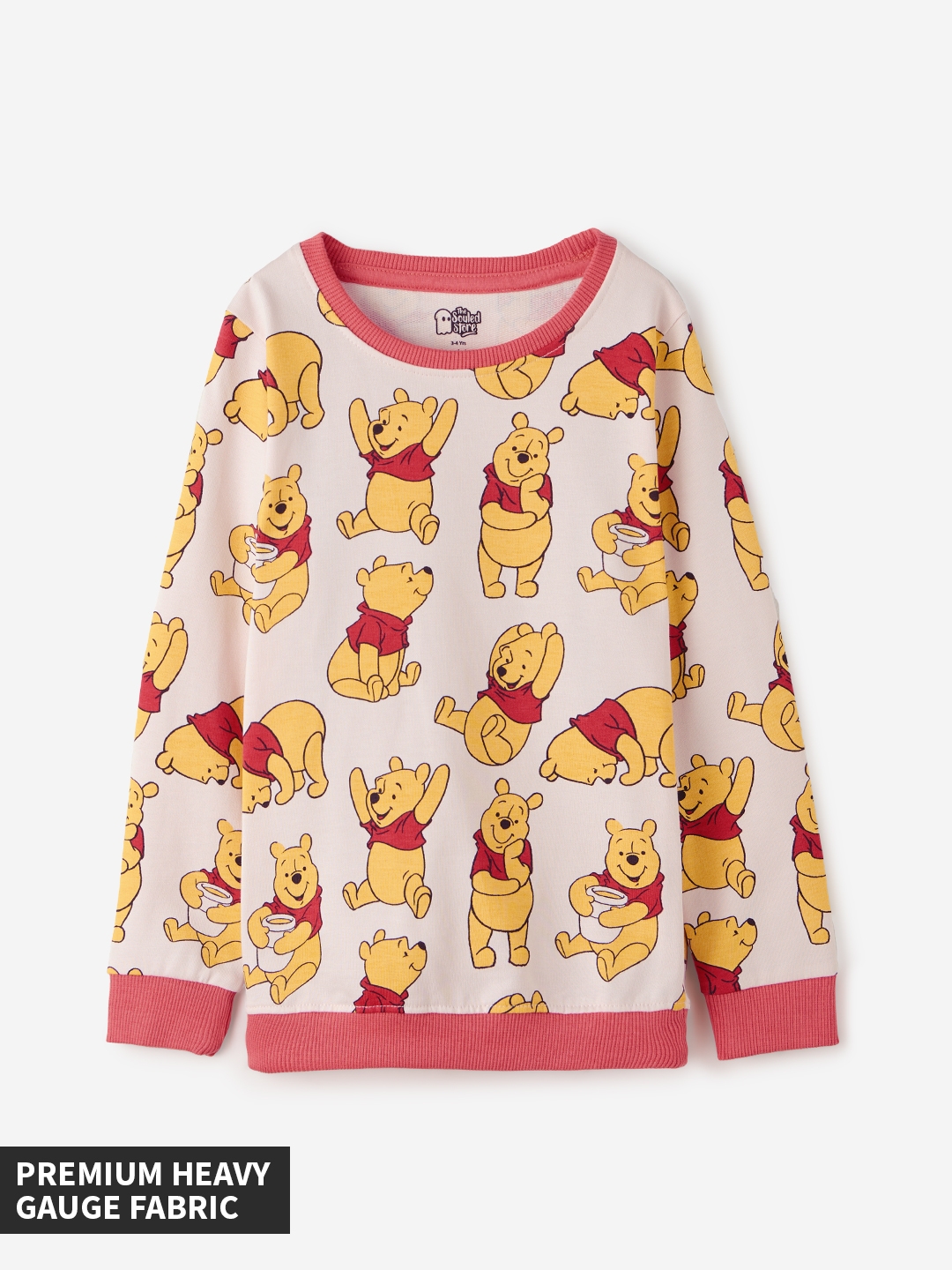 Girls Disney: Pooh Bear Girls Cotton Sweatshirts
