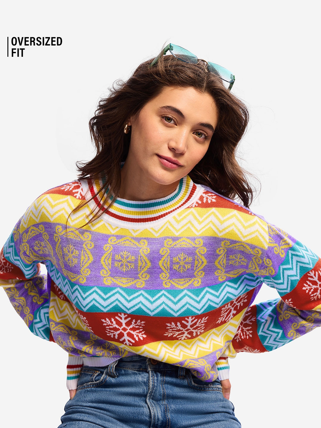 The Souled Store | Women's FRIENDS: The Frame Women's Oversized Sweaters