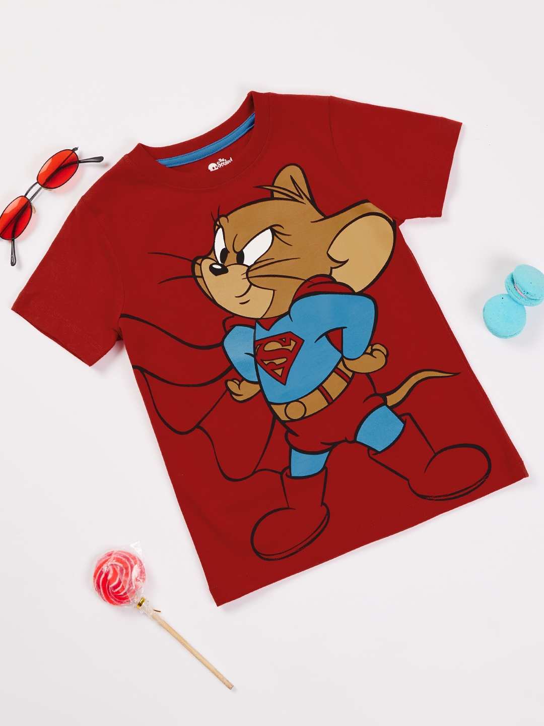 Boys Tom And Jerry: Super Jerry Boys Cotton T-Shirt