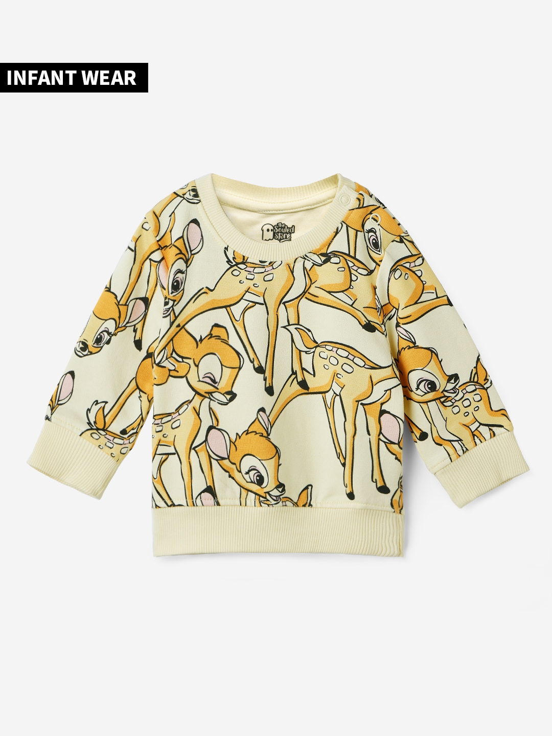 Girls Disney: Cute Bambi Girls Cotton Sweatshirts