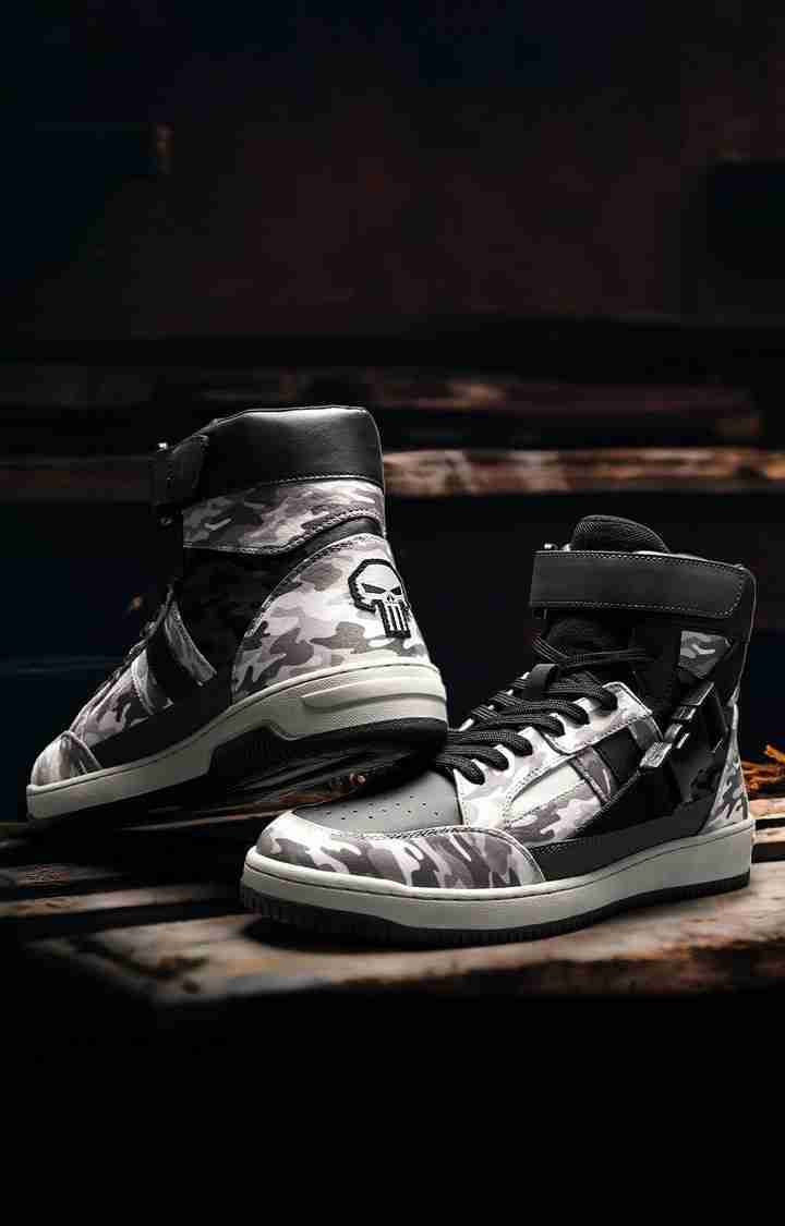 Men's Punisher: Camo Multicolour Sneakers
