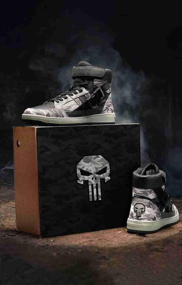 Men's Punisher: Camo Multicolour Sneakers