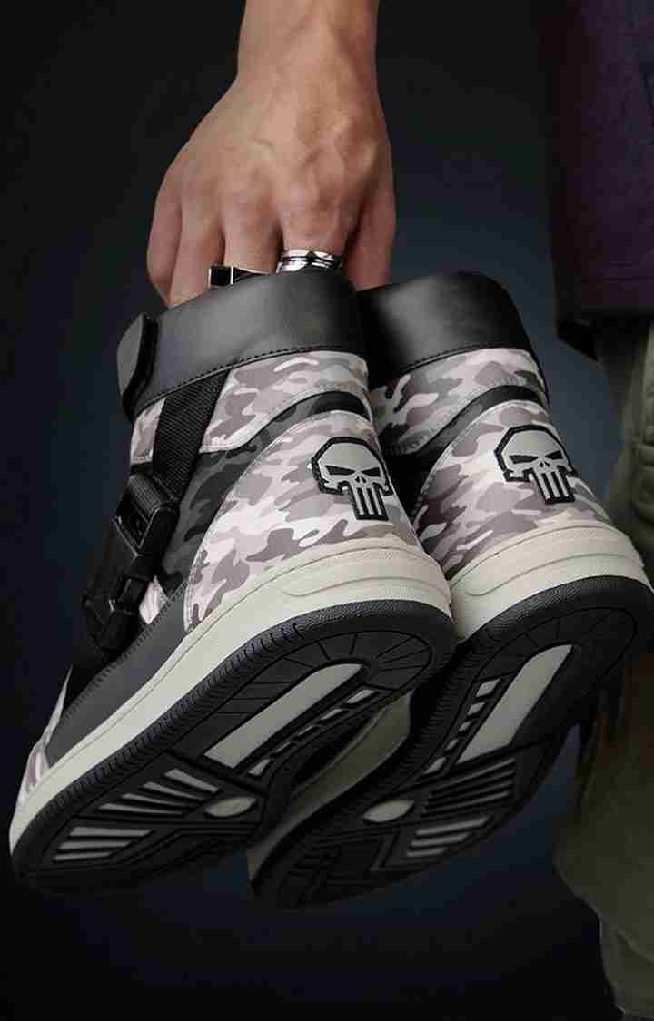 Men's Punisher: Camo Multicolour Sneakers