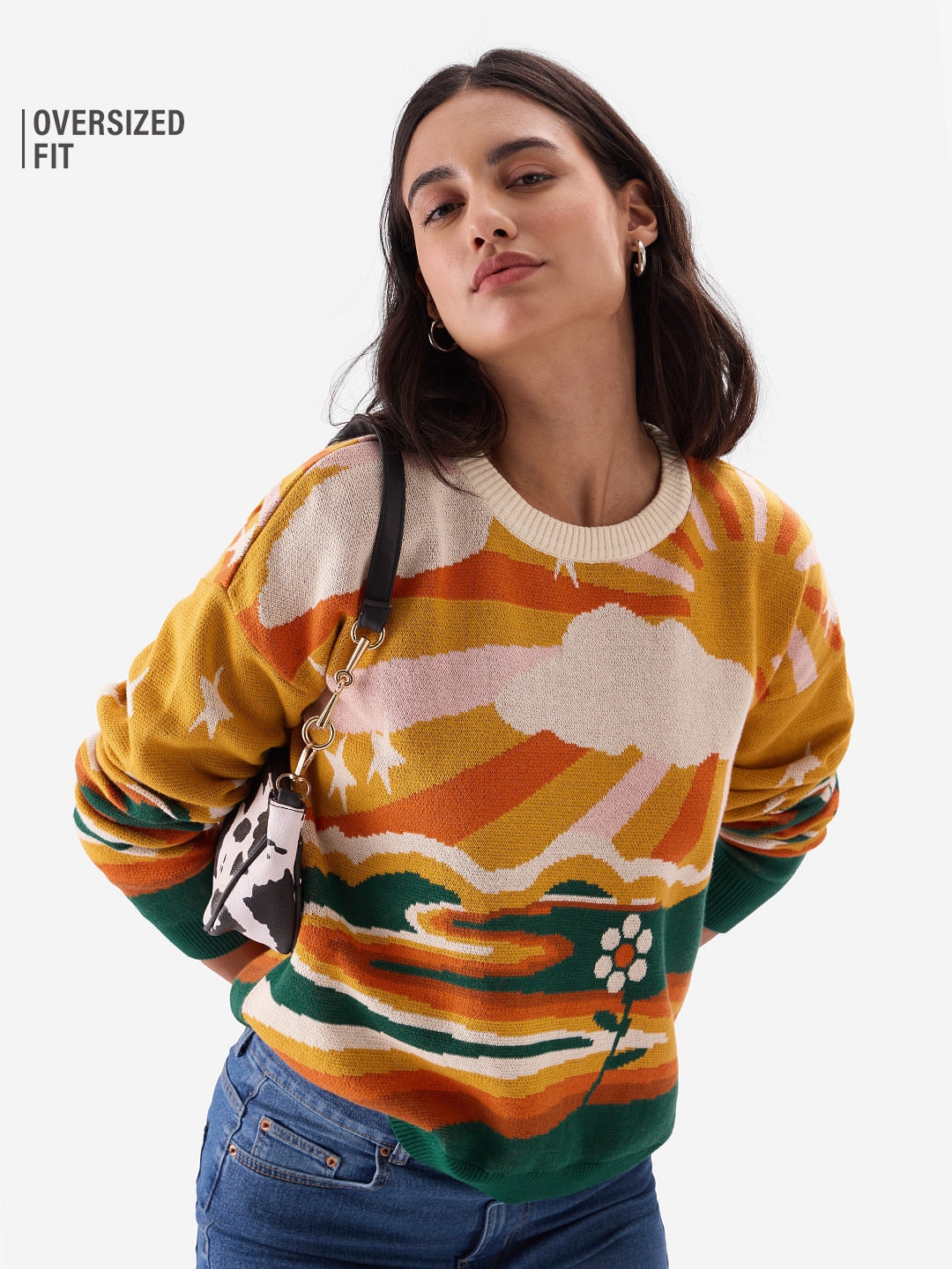 The Souled Store | Women's TSS Originals: Good Vibes Women's Oversized Sweaters