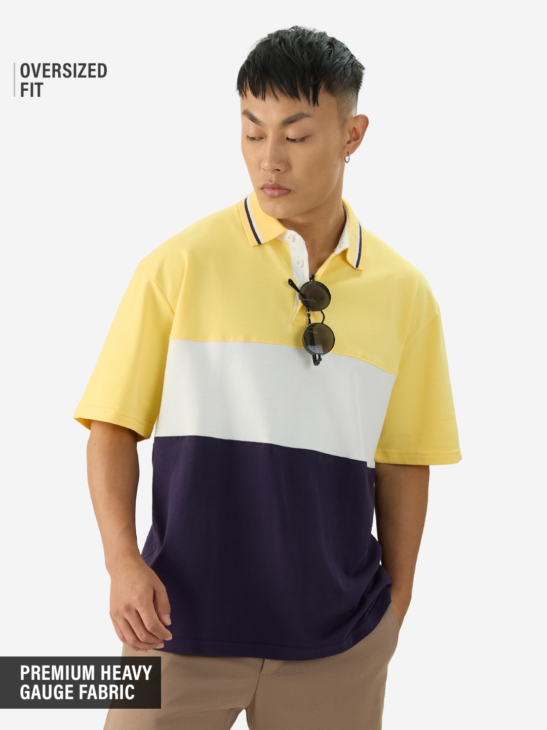 Men's Lemon Drop Oversized Oversized T-Shirt