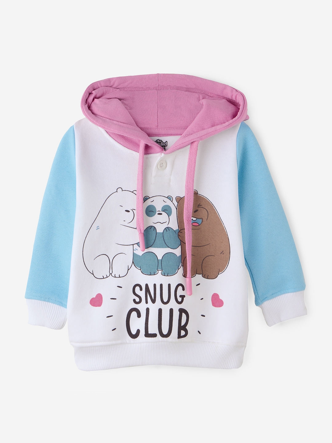 Girls We Bare Bears: Snug Club Girls Cotton Hoodie