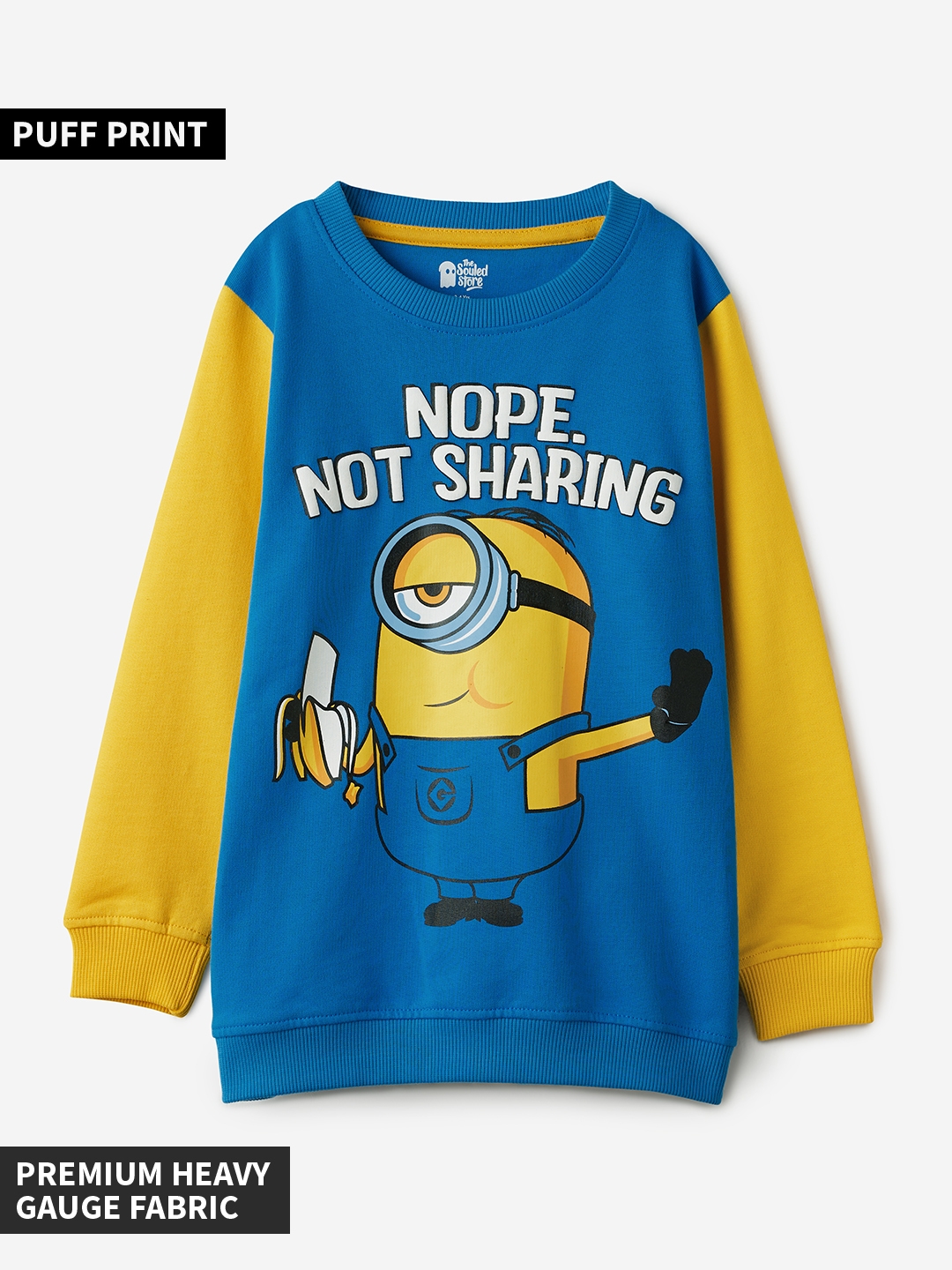 The Souled Store | Boys Minions: Not Sharing Boys Sweatshirts