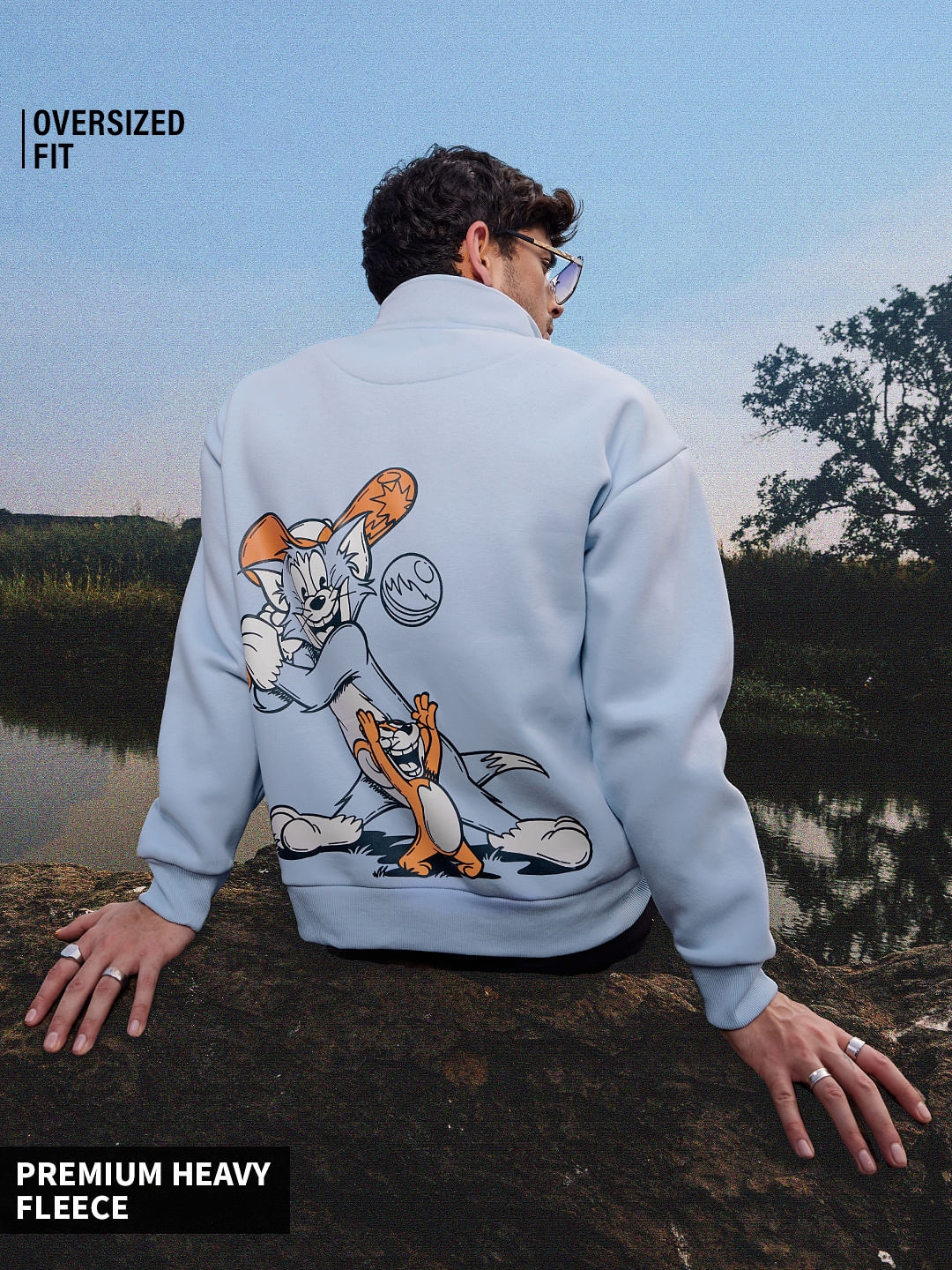 The Souled Store | Men's Tom and Jerry: Homerun Sweatshirts