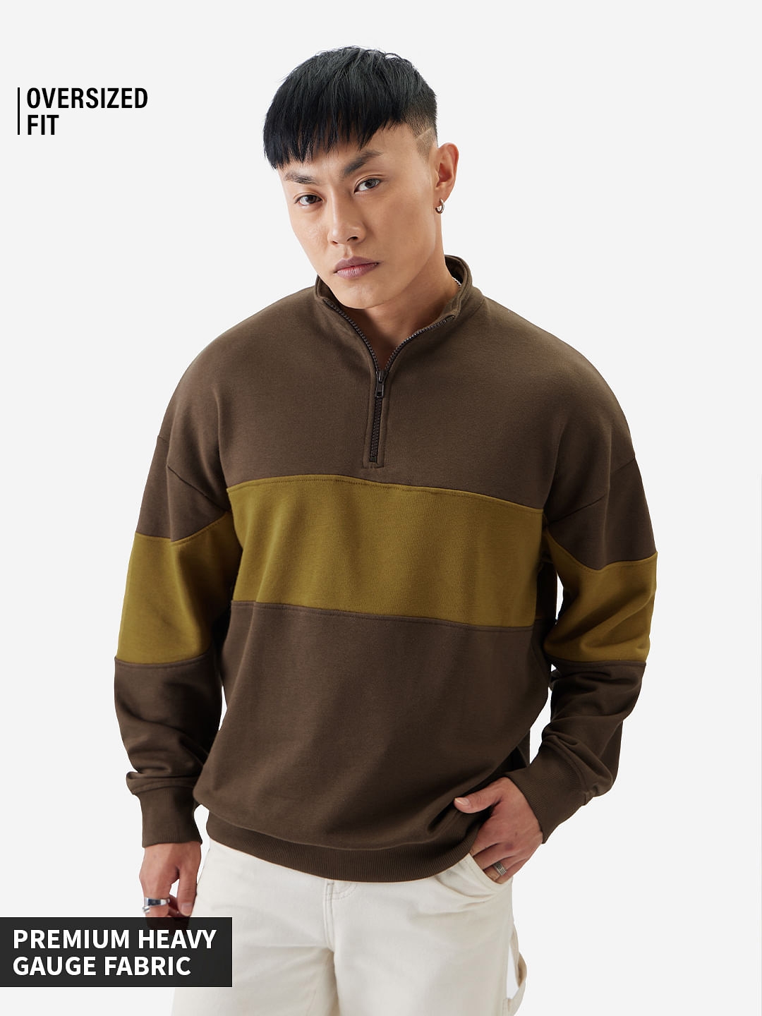 Men's TSS Originals: Colorblock Men's Oversized Sweatshirts