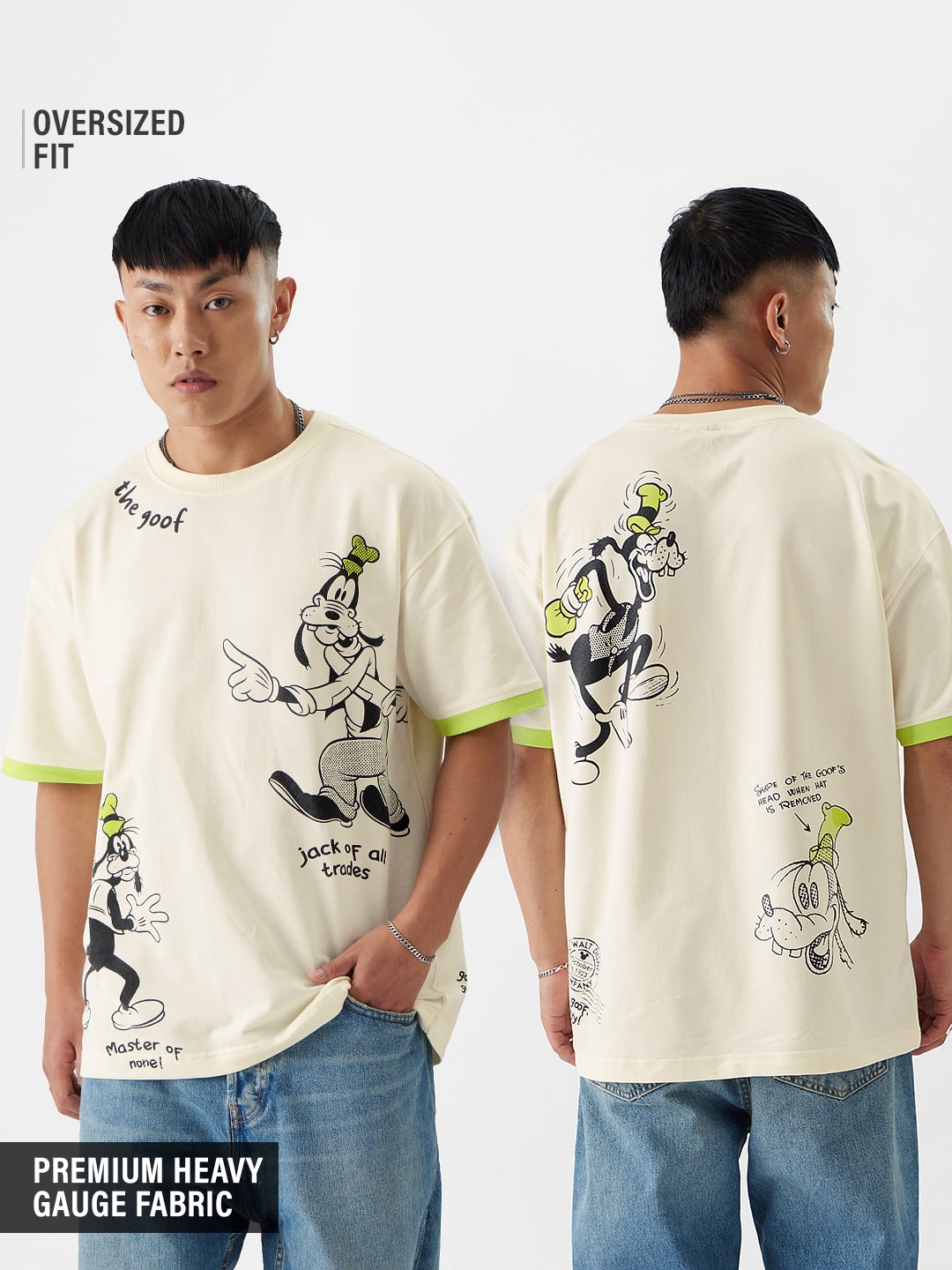 Men's Disney: Goofy The Goof Oversized T-Shirt