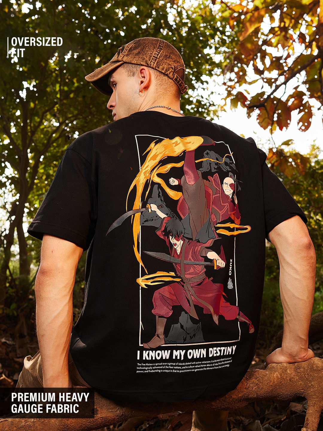 The Souled Store | Men's Avatar: Zuko Oversized T-Shirt