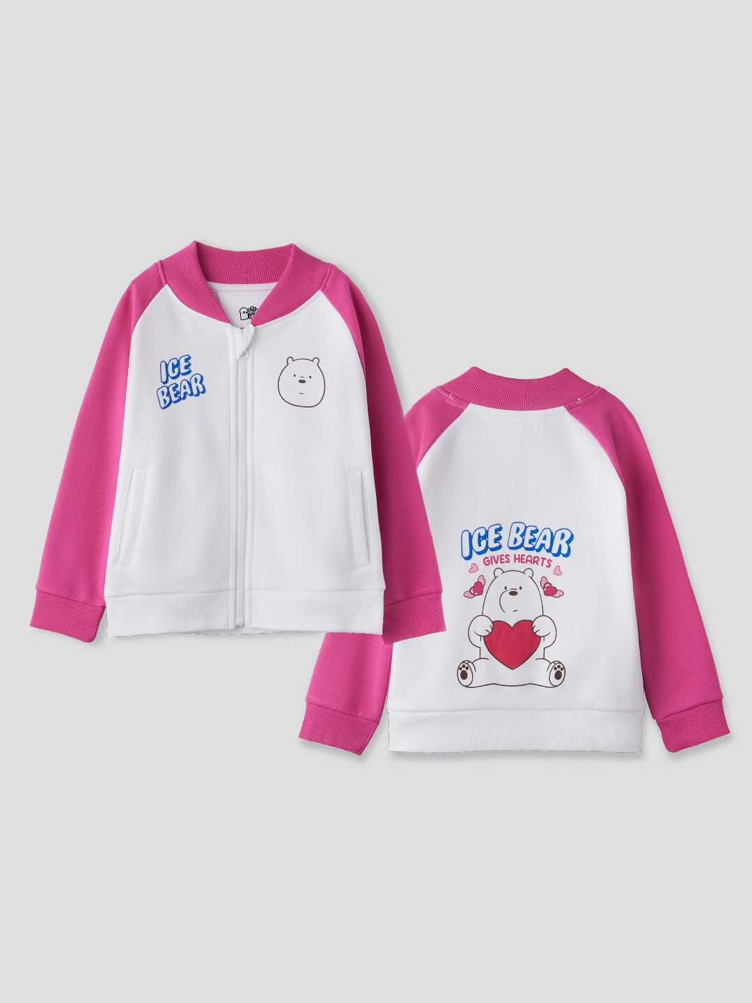 The Souled Store | Girls Ice Bear: Sends Love Girls Cotton Jackets