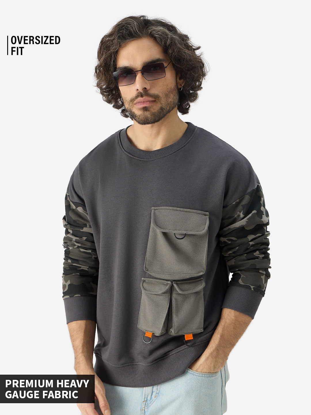 Men's TSS Originals: Black Ops Men's Oversized Sweatshirts