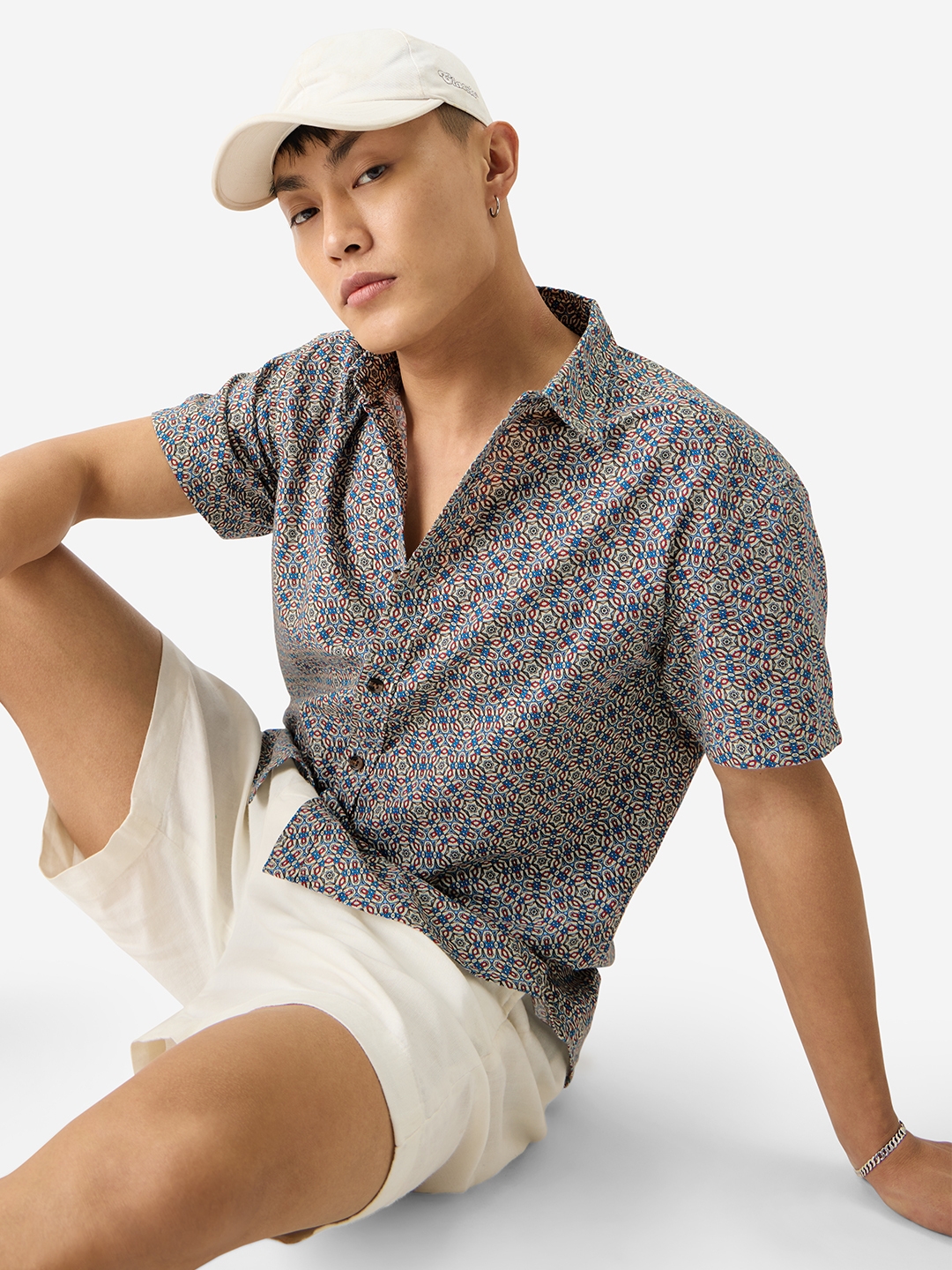 The Souled Store | Men's Eclectic Printed Casual Shirt