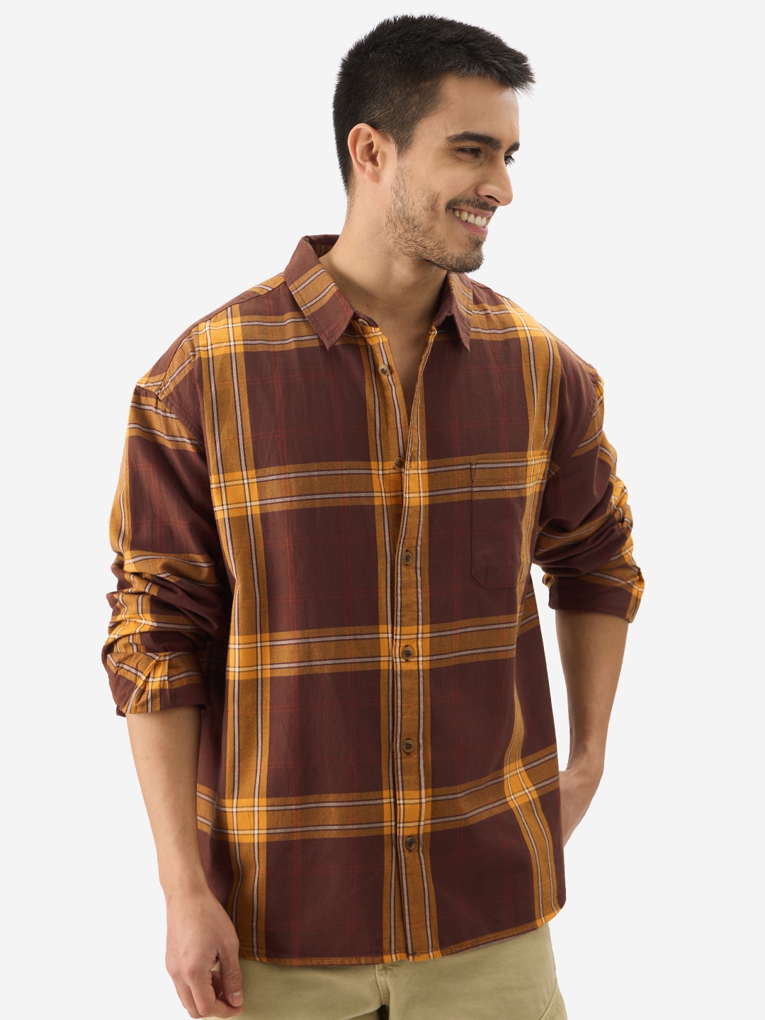 The Souled Store | Men's Sirocco Relaxed Casual Shirt