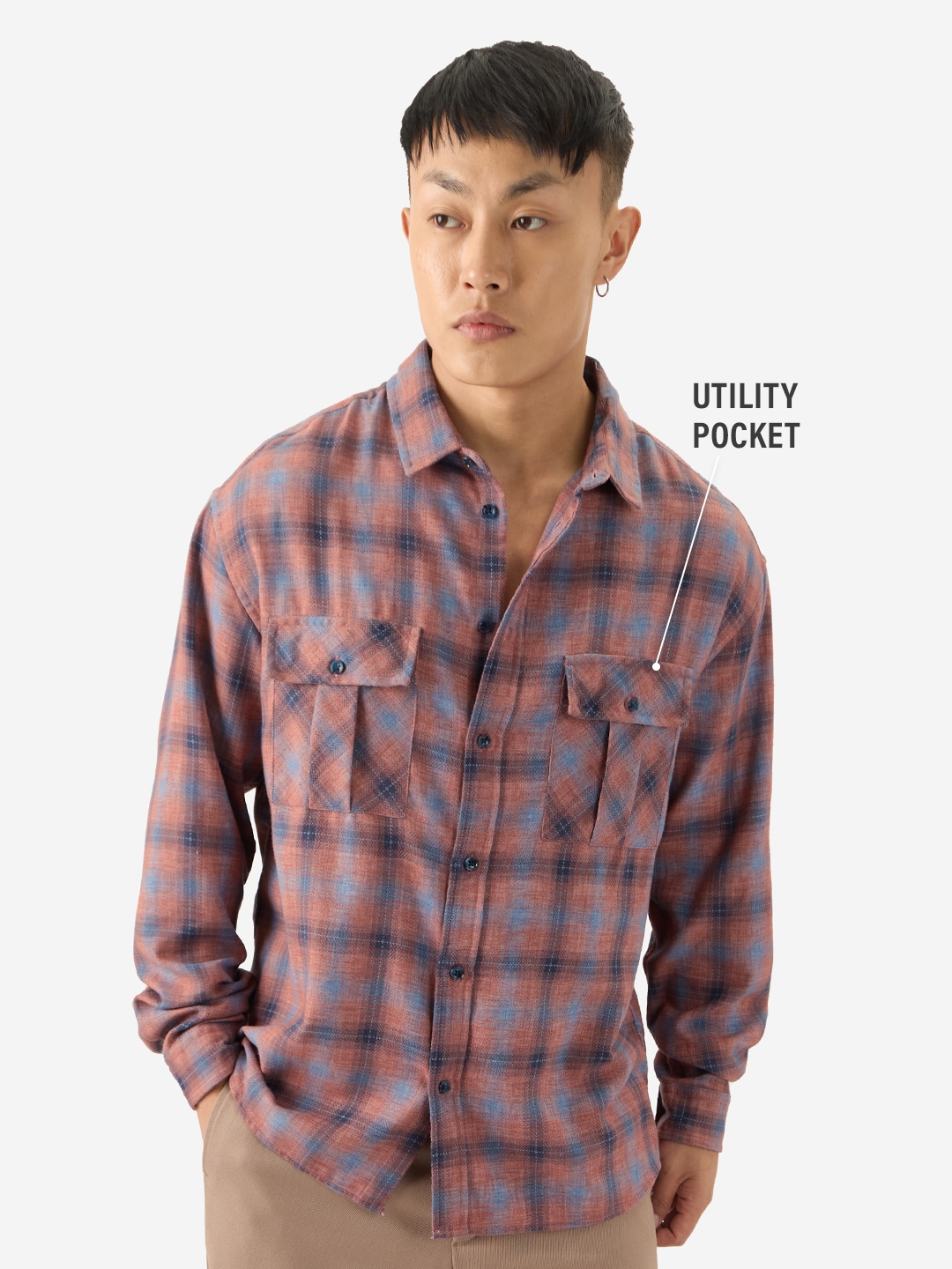The Souled Store | Men's Rustic Utility Casual Shirt
