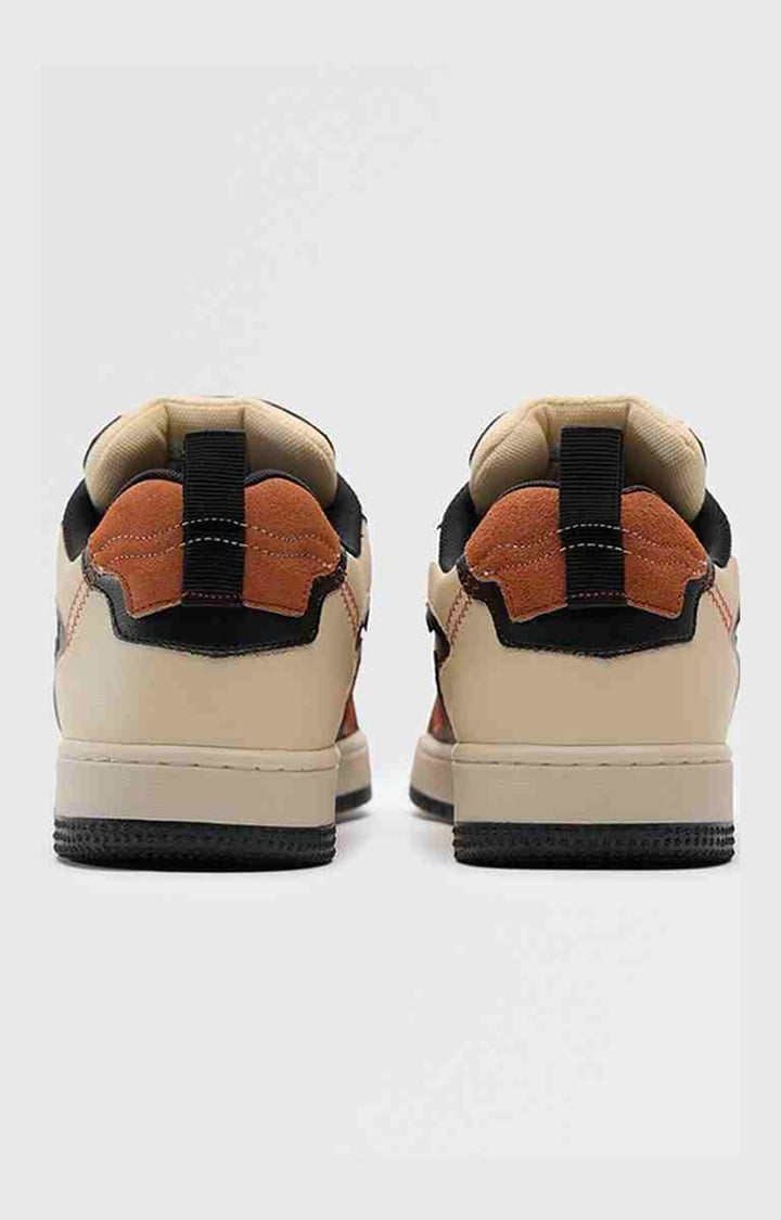The Soulted Store Urban Blaze: Orange Men Low Top Sneakers