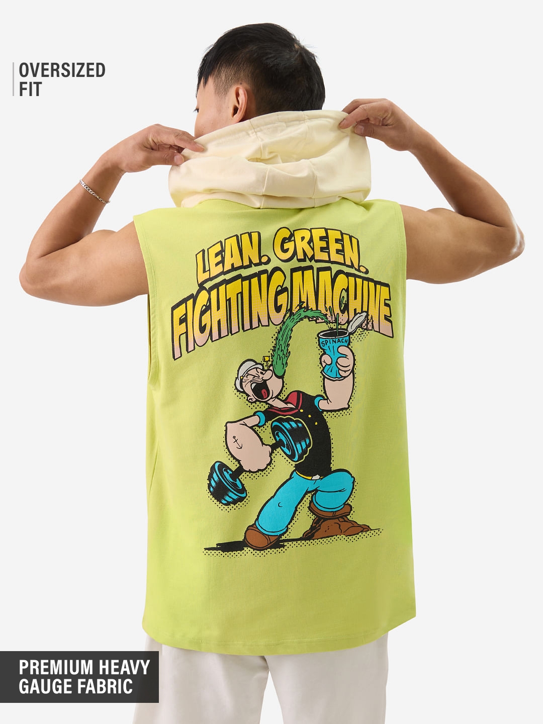 Men's Popeye: Powerhouse Hooded T-Shirts