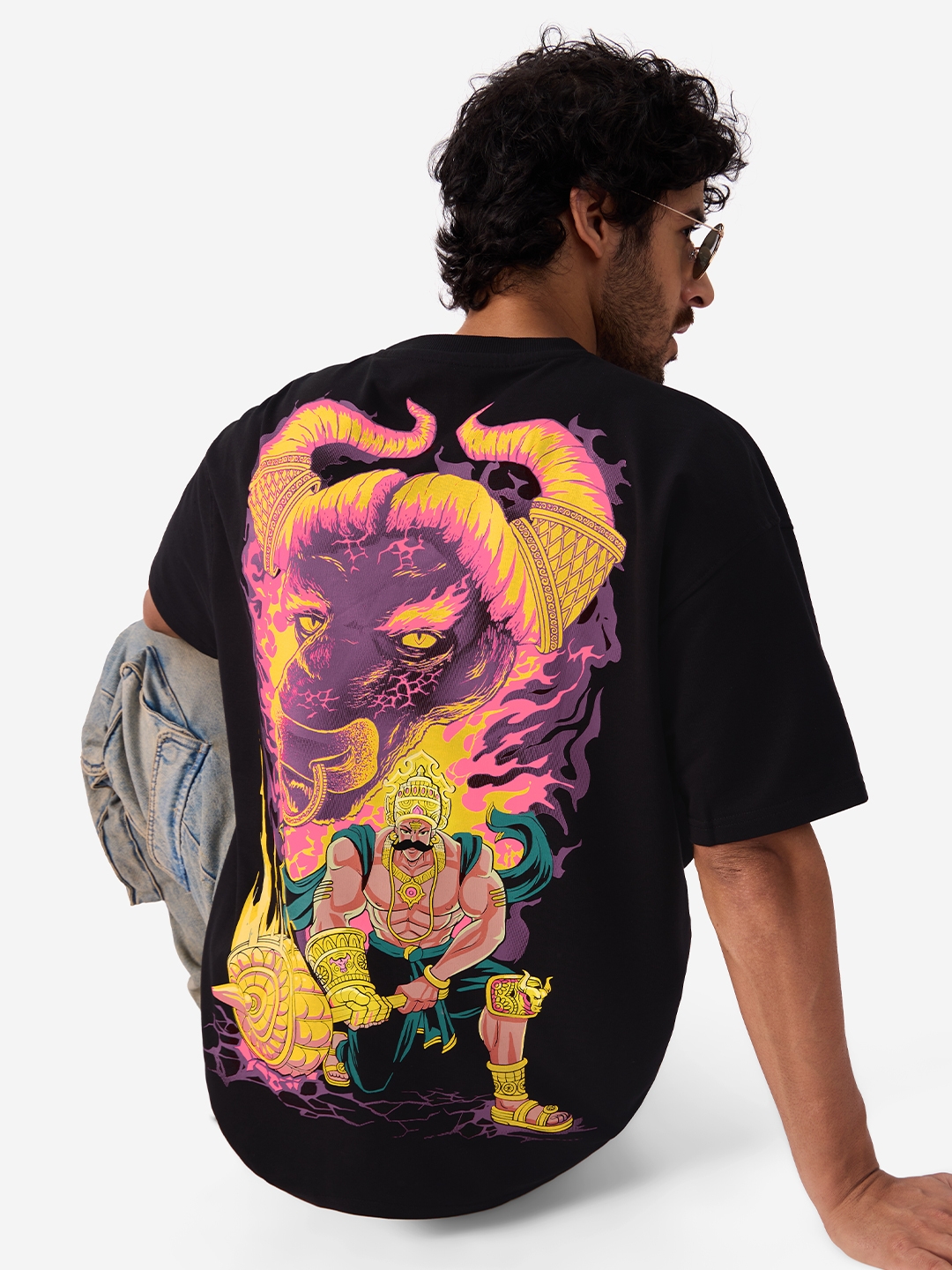 The Souled Store | Men's Original God Of Death Oversized T-Shirts