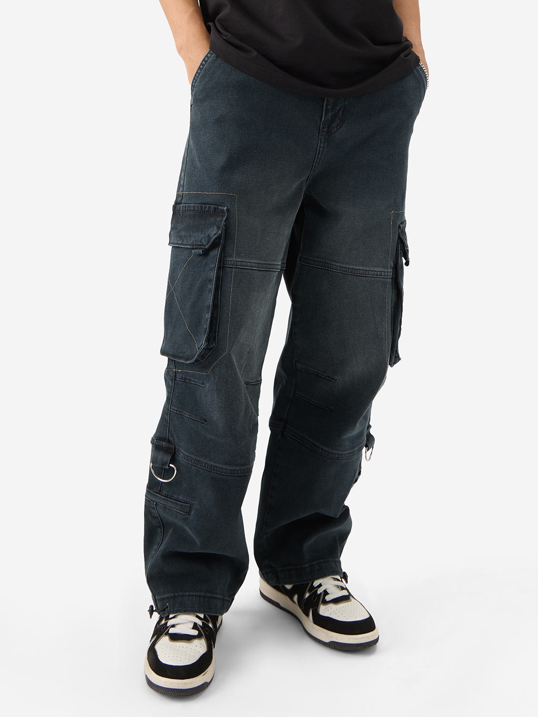 The Souled Store | Men's TSS Originals Comfrey Cargo Jeans