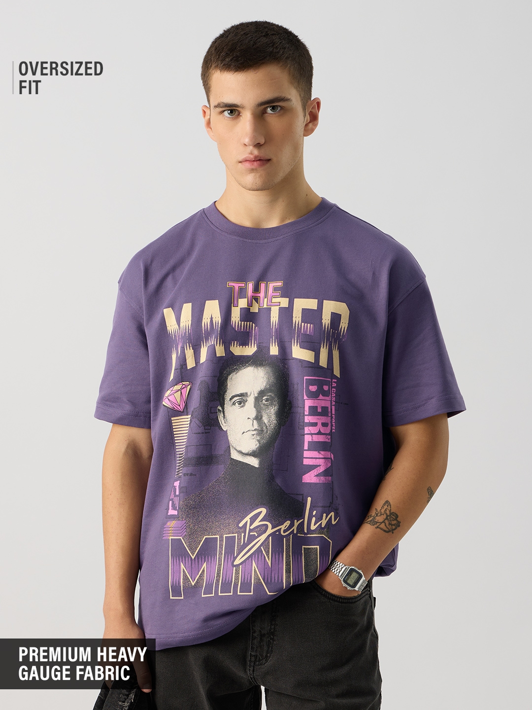 Men's Money Heist Master Mind Berlin T-Shirts