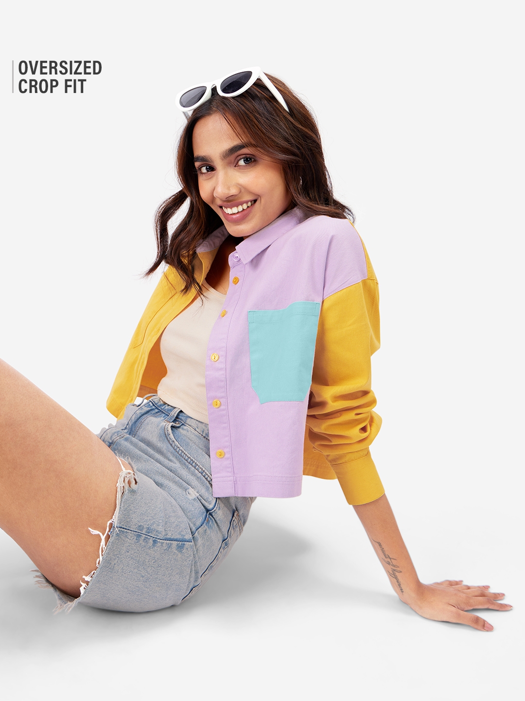 The Souled Store | Women's TSS Originals: Candy Pop Cropped Shirts