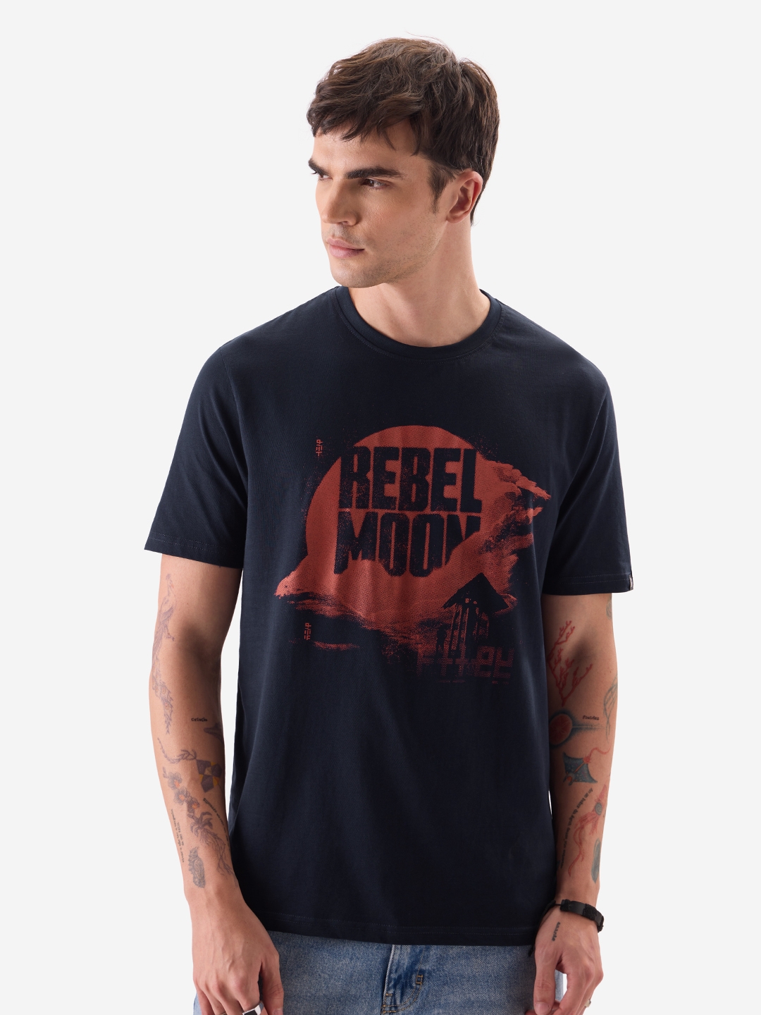 The Souled Store | Men's Rebel Moon: Logo T-Shirt