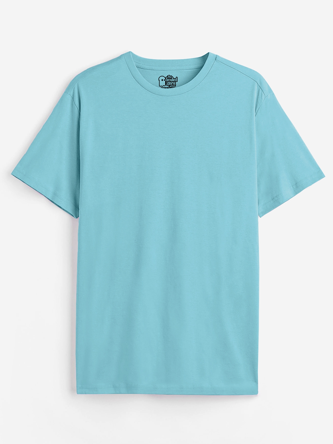 The Souled Store | Men's Solids: Serene Sky T-Shirt