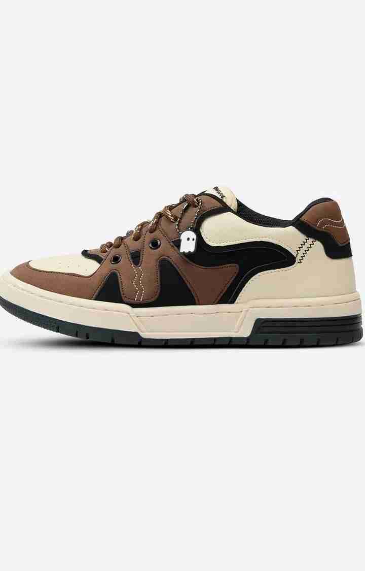 The Soulted Store Urban Blaze: Mocha Women Low Top Sneakers