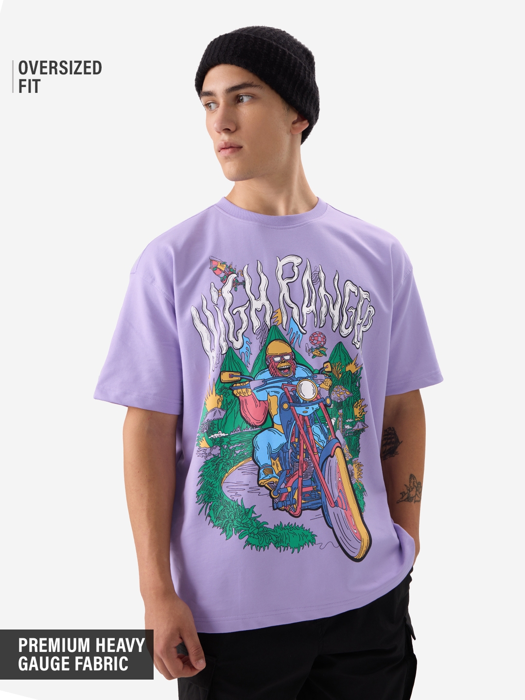 The Souled Store | Men's High Ranger Oversized T-Shirts