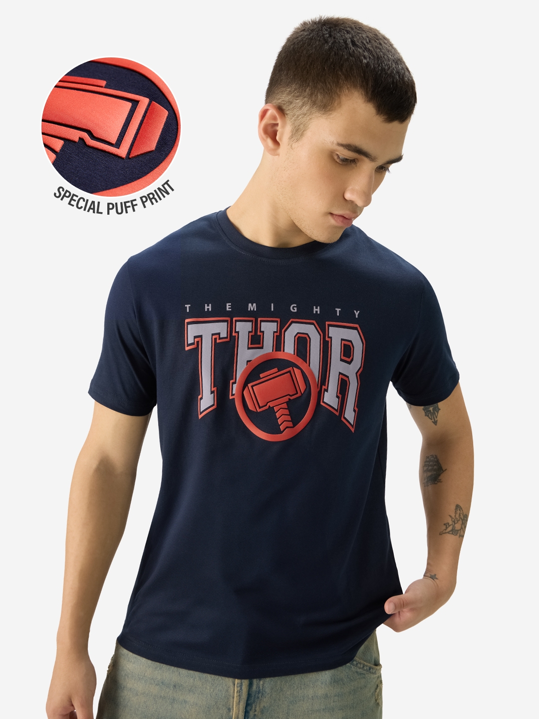 The Souled Store | Men's Thor: Varsity T-Shirts