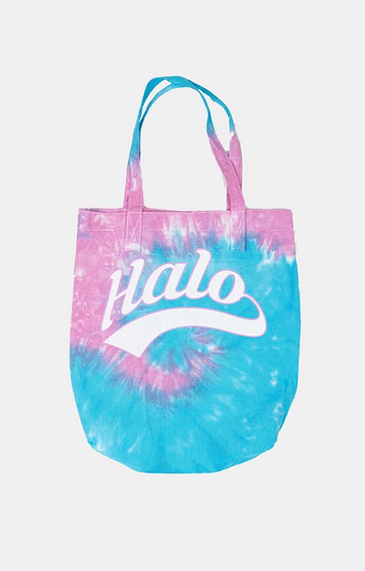 Halo Effect | Unisex Blue Cotton Tie Dye Bags