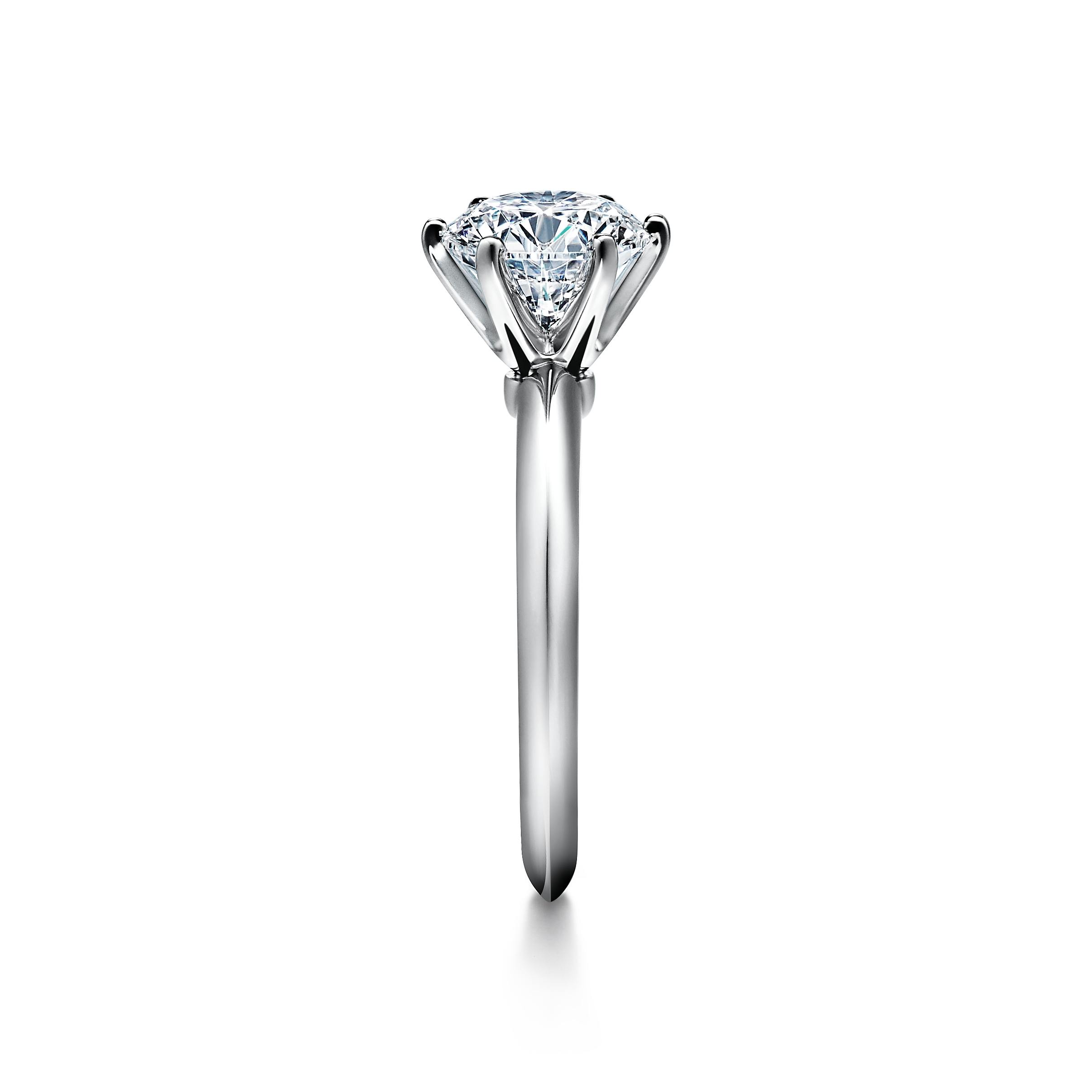 Platinum Tiffany Setting Diamond Ring