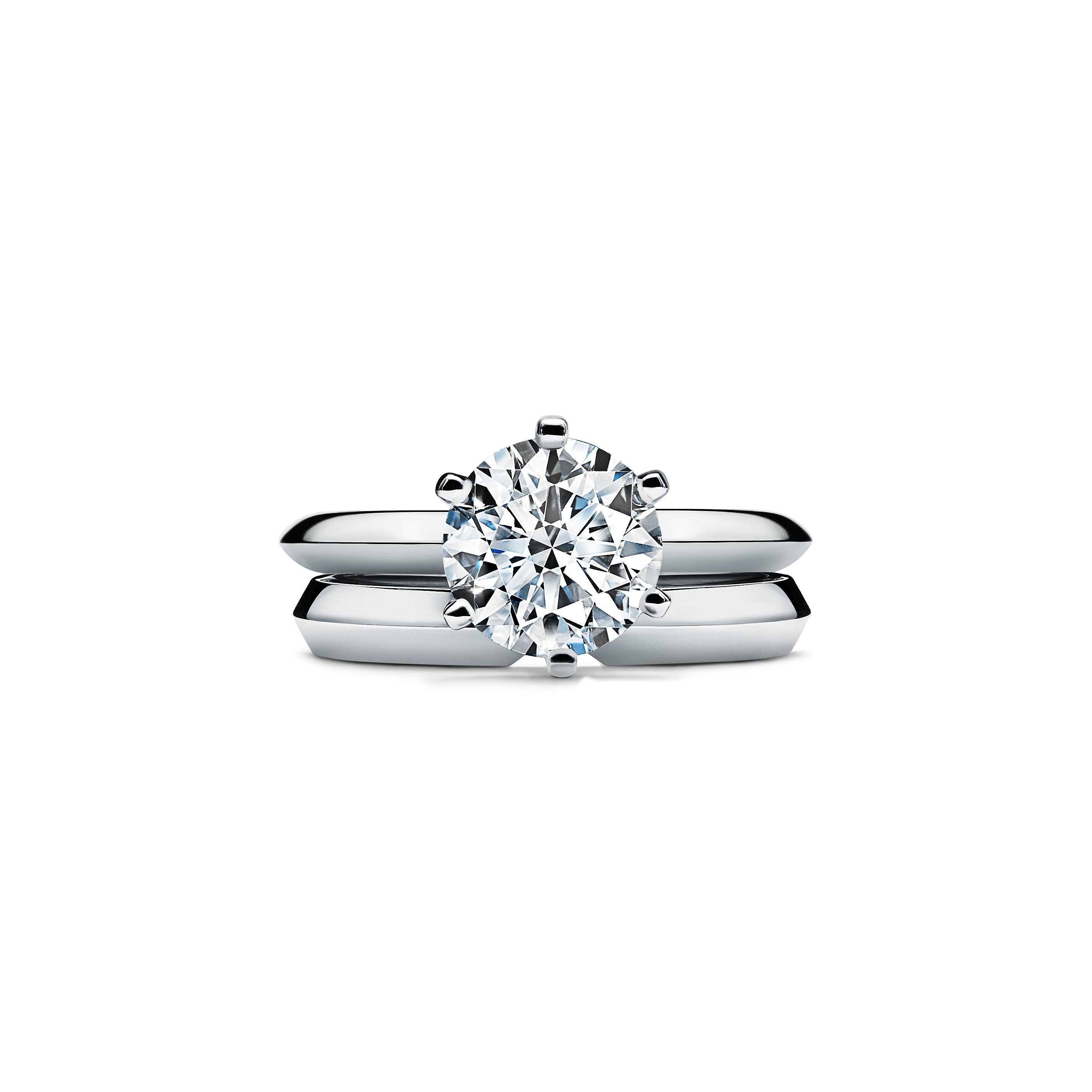 Platinum Tiffany Setting Diamond Ring