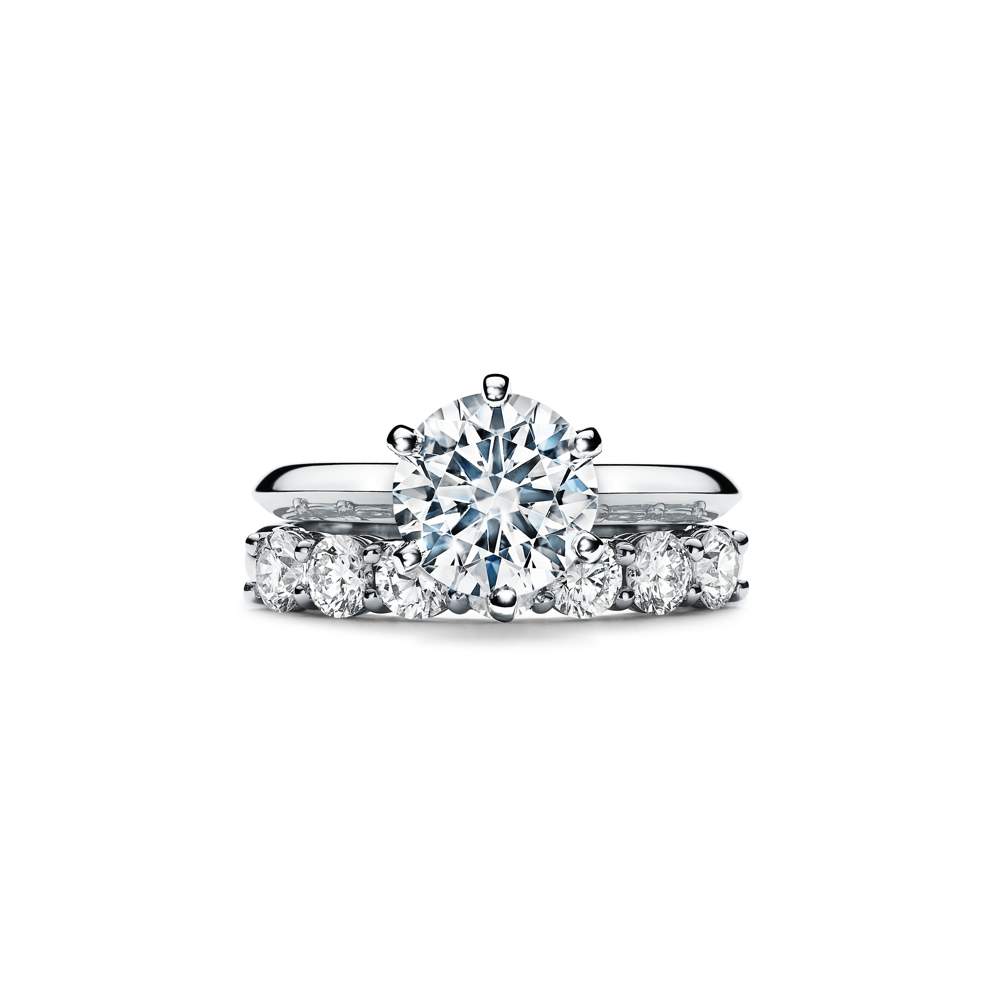 Platinum Tiffany Setting Diamond Ring
