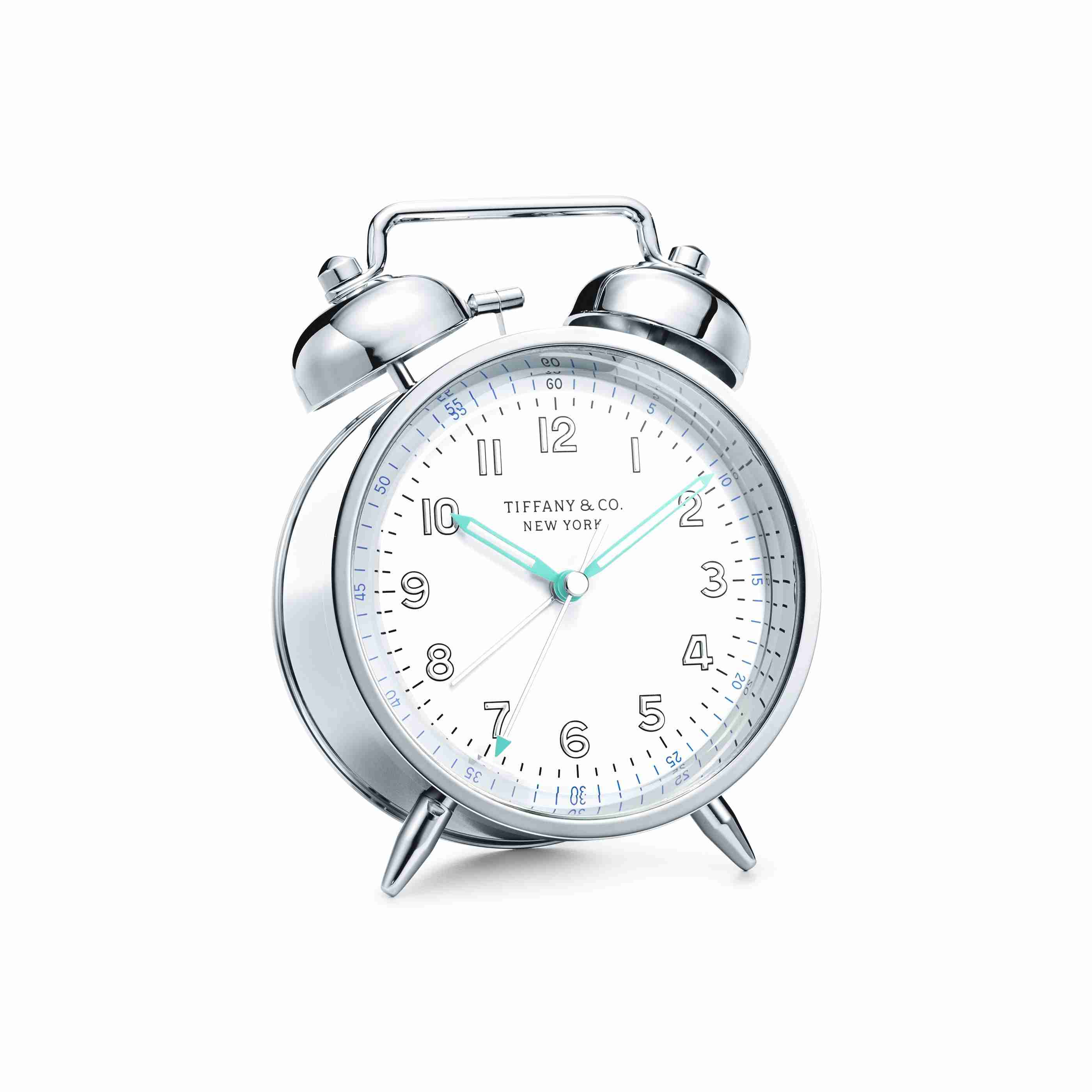 Everyday Objects : Nickel Twin Bell Alarm Clock