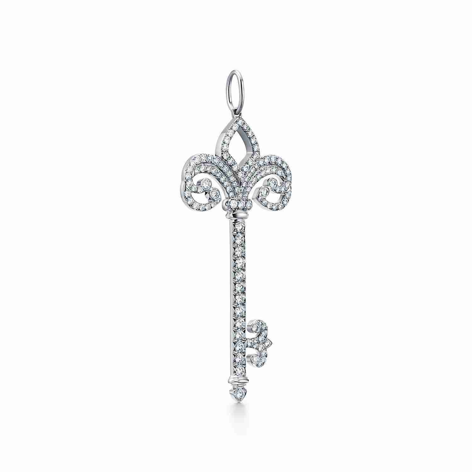 Tiffany Keys : Fleur de Lis Key Pendant