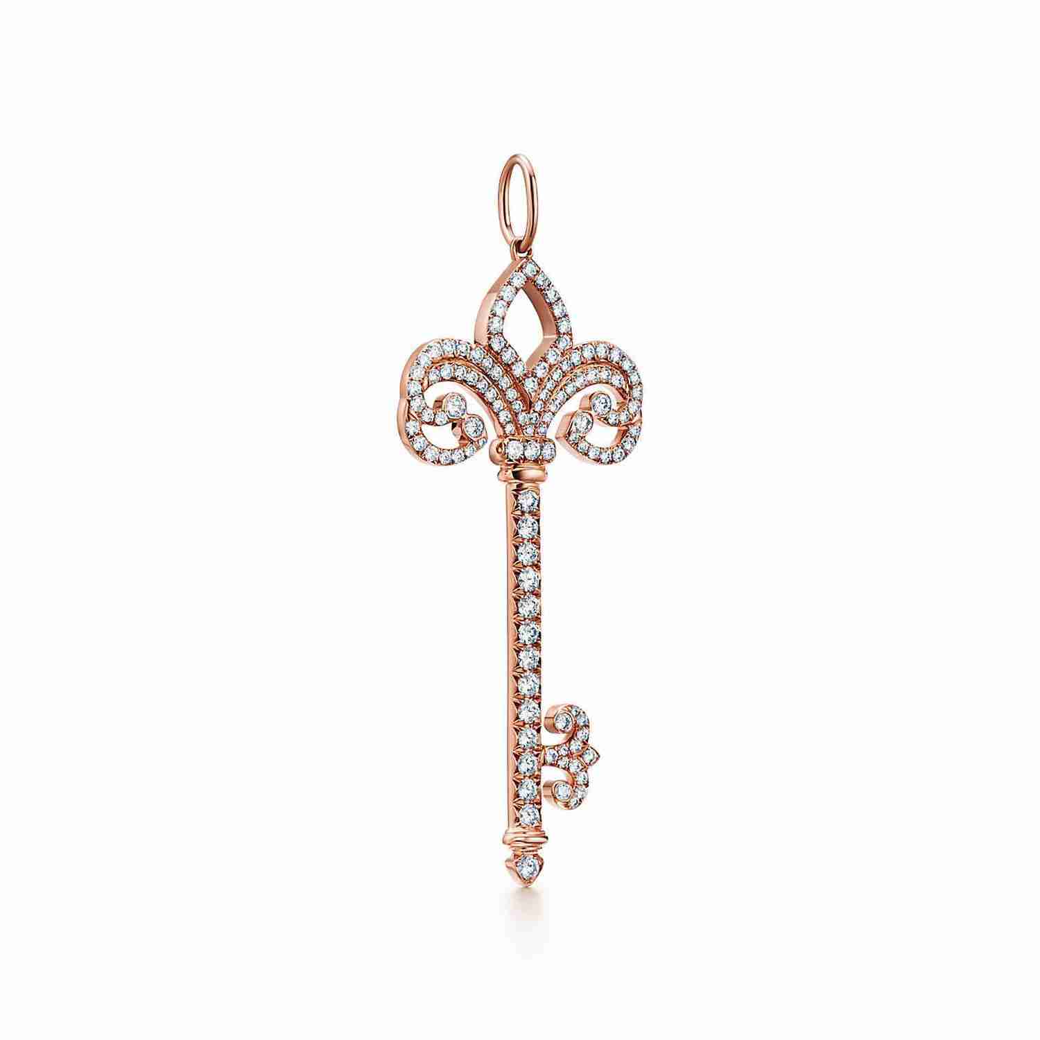 Tiffany Keys : Fleur de Lis Key Pendant