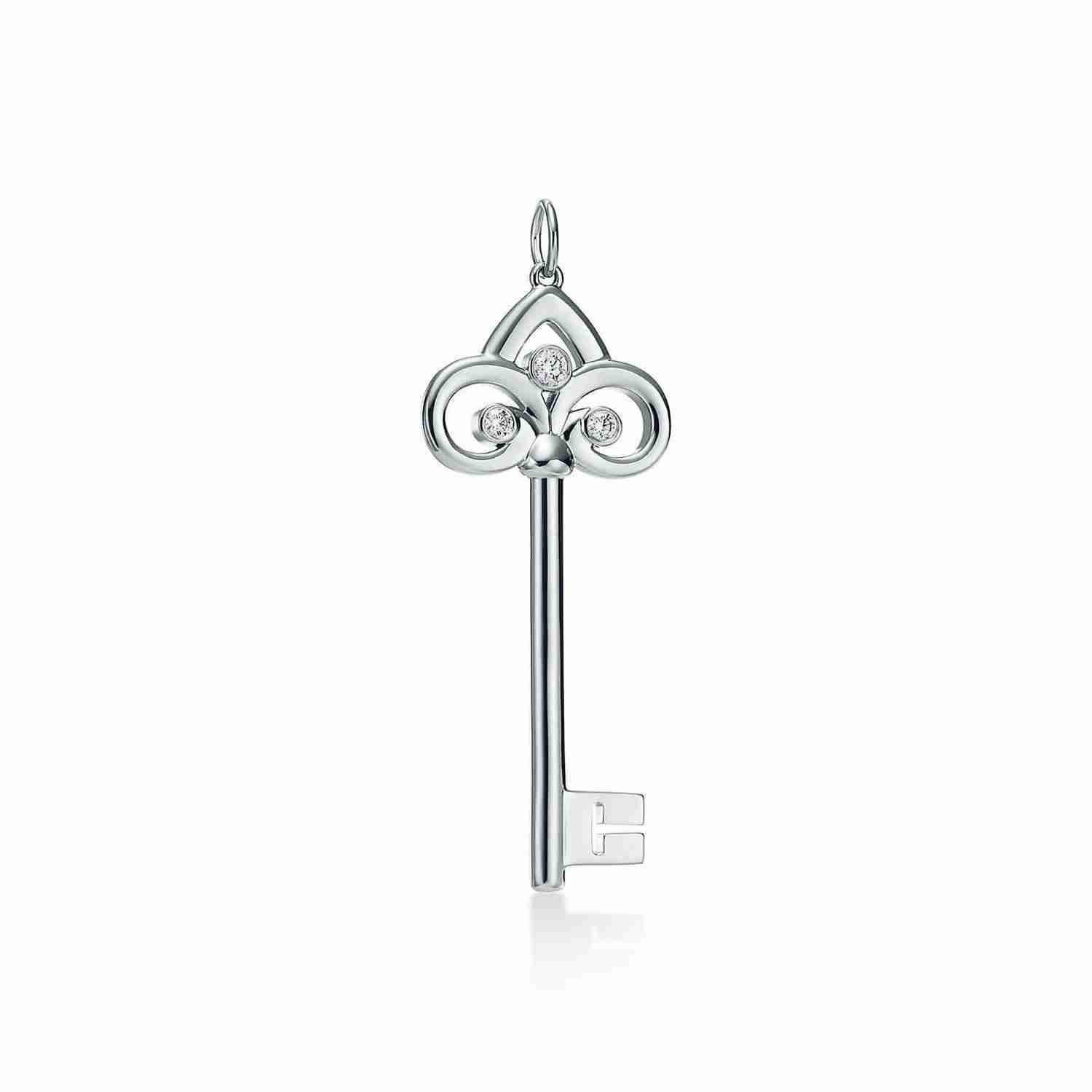 Tiffany Keys : Fleur de Lis Key Pendant